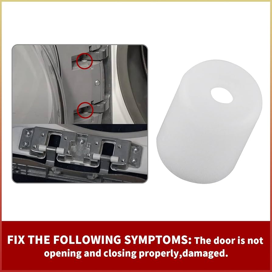 Amazon.com: 2 pcs W10208398 Washer Dryer Door Hinge Pin Cap